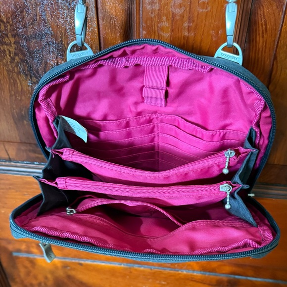 Baggallini Wander Bagg Charcoal Gray NWOT - Picture 6 of 8